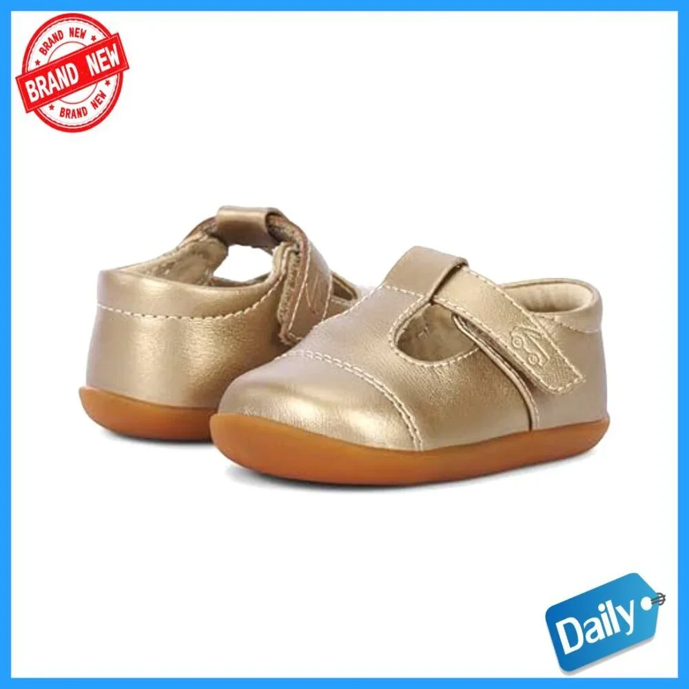 First Walker Baby Shoes with Slip-Resistant Sole for Early Steps